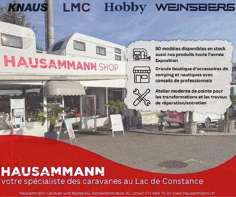 Caravaning avec Hausammann - Profiter de la liberté et de la flexibilité