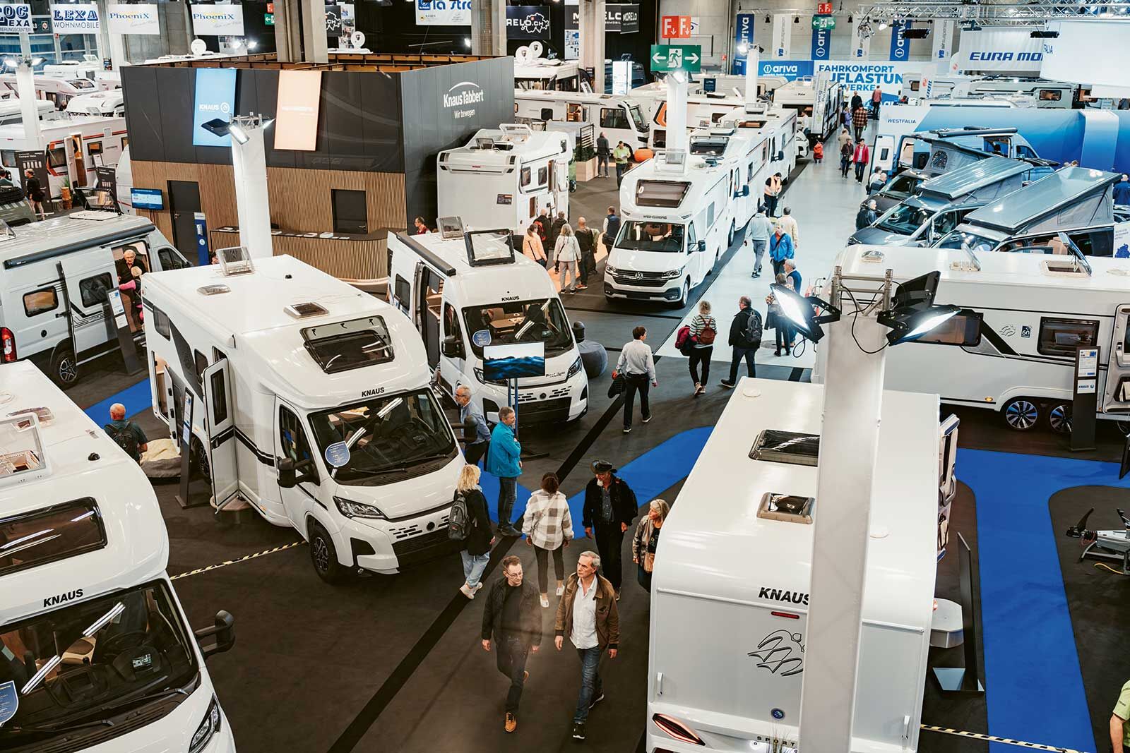 Mehr als 350 Aussteller werden auf über 45'000 Quadratmetern eine Vielzahl an aktuellen Fahrzeugen präsentieren.