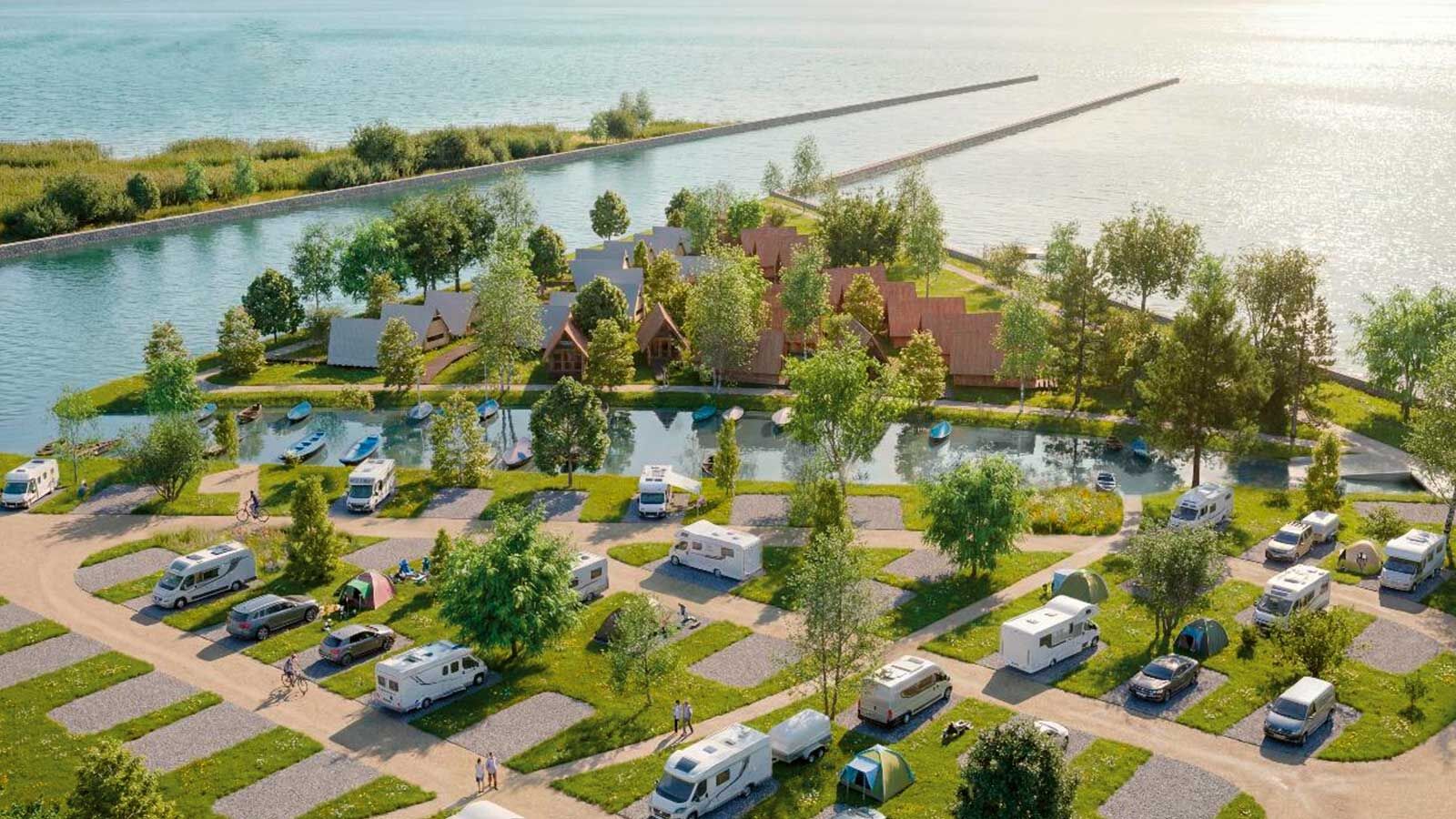 Der kleine aber feine TCS Camping La Tène in Marin-Epagnier, mit Zugang zum Sandstrand, ist ein besonderes Bijoux. 