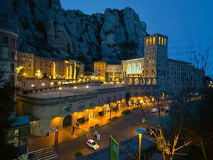 Impressionnante : L’abbaye de Montserrat dans la province de Barcelone.