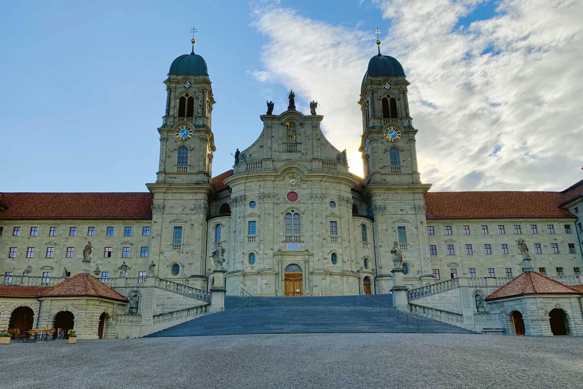 L&#039;abbaye d&#039;Einsiedeln est le plus important lieu de pèlerinage de Suisse.