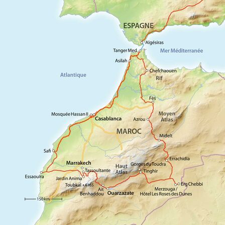 Route au Maroc